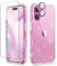 GVIEWIN Compatible with iPhone 16 Plus Case 6.7 2024, with Screen Protector & Camera Lens Protector, Non-yellow Glitter Bling Sparkle Clear TPU Slim Shockproof Anti-Scratch Protective Cover, Glitter