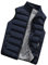 Generisch Herren-Westen Outdoor Gefütterte Sportwesten Steppweste Übergangswesten Für Männer Laufen Golf Wandern Reiten Outdoorwesten Mit Taschen Reissverschluss Ärmellose Winterweste