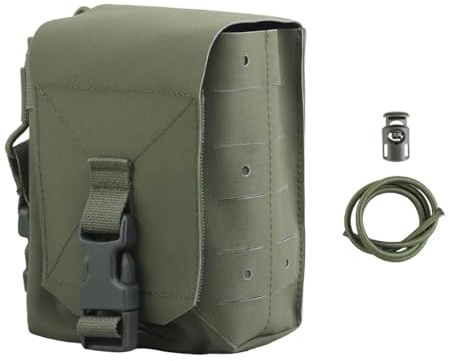 Sport Molle Admin Pouches, Molle Radio Pouch Magazine Pouch Utility Tools Storage Organizer with Hook & Loop Fastener for Hiking Hunting Shooting