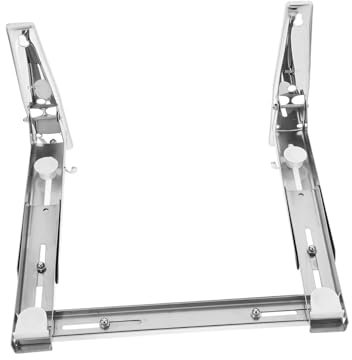 Genérico 100lbs Marco Soporte Microondas Rejilla Horno Acero Inoxidable Estante Extensible Color