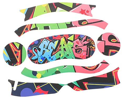 Gadpiparty 1blatt Vr Headset Sticker Für Langlebige Und Leicht Anzubringende Aufkleber Für Vr Controller Und Brille Mit Buntem Design Und Präziser Für Gaming-Accessoires