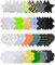 Tripetals Lot de 25 paires de cache-tétons jetables à paillettes pour femme - Motifs multiples - 25E