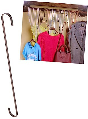 ERINGOGO S-förmige Haken Aus Eisen Rostfrei S-förmige Haken Für Kleiderschrank Kleidung Taschen Aufhängehaken Hochleistungshaken