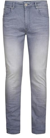 Petrol Industries Herren Jeans Slim Fit Seaham VTG - Jeanshose - Denim - Herrenbekleidung - Grau - W33-L34