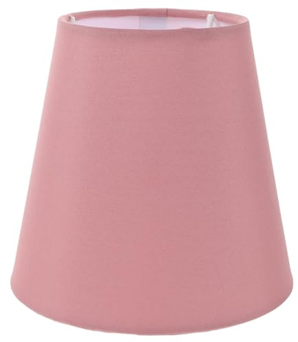 Gatuida Abat-jour en Tissu Rose pour Lampe de Table, Abatjour Lampe sur Pied, Installation Facile, Lumière Douce, Chambre et Lecture, 5,50x5,3 Pouces