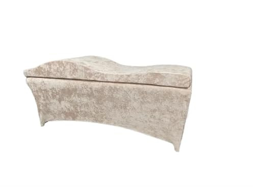 Massage Auflage Massagematratze und -bezug Wave Memory Foam-Bett Salonmatratze Spa Curved Beauty Bed(Ice-brown Set)
