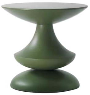 LiQENT-149 Petite Table d'appoint Table Basse Ronde for Salon, Table d'appoint de canapé Moderne, Petite Table de Chevet for Chambre à Coucher, Design Stylis(Green)