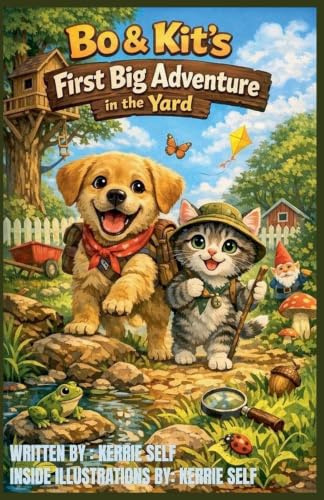 Bo & Kit's First Big Adventure in the Yard
