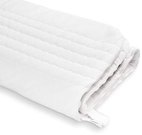 RAVENSBERGER Matratzen® Baumwoll-Doppeltuch-Bezug sanft, atmungsaktiv, ideal für Allergiker mit 4-seitigem Reißverschluss geeignet für Kernhöhe 14-16 cm Matratzenbezug 80 x 200 cm