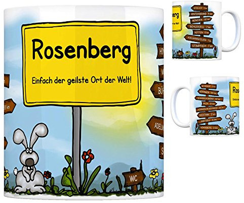 trendaffe Rosenberg (Württemberg) - Einfach die geilste Stadt der Welt Kaffeebecher