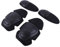 Almohadilla protectora táctica para rodilla y codo para paintball o airsoft, para combate, uniforme militar, 2 rodilleras y 2 coderas por juego, color negro, tamaño Talla única