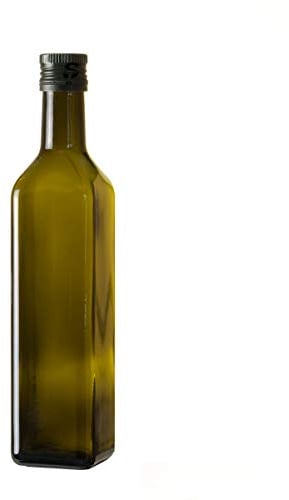 STI Bottiglia Marasca 0.5 Lt per Olio in Vetro con Tappo Verde o Oro