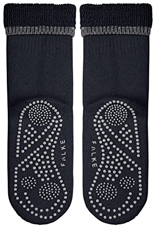 FALKE Stoppersocken Cuddle Pads W Hp Baumwolle Wolle rutschhemmende Noppen 1 Paar, Blau Marine 6120, 39-42