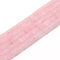 ACYUNLEI 1 Strand 4x2mm Natural Gemstone Heishi Beads, Loose Flat Round Undyed Cylinder Flat Spacer Stone Beads for Bracelet Earrings Jewelry Making, Rose Quartz