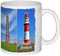 Next Ferry Kaffeetasse Borkum - Foto Kaffeetasse mit Inselmotiv - Kaffeebecher für Borkum-Fans - Souvenir als Andenken - Teetasse mit 325ml für echte Nordseeler - Moin