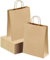 Lot 50 Sacs Papier Kraft Marron avec Anses 25x10x32cm - Sac pour Shopping Cadeaux Mariages