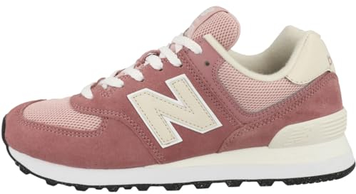 New Balance Unisex 574 V2 All Day Sneaker, Rosewood Linen U574bwe, 37.5 EU