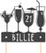 Personalised Cocktail Glitter Cake Topper - Black Any Custom Name & Age Gin Vodka Glitter Cake Decoration and Sprinkles - Happy Birthday Decorations - Personalised Toppers for Cakes by Cakeshop