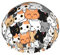 Cute Animal Cat Print Shower Caps Bath Cap For Women Adjustable Double Layer Hair Protection Spa Salon Shower Hat