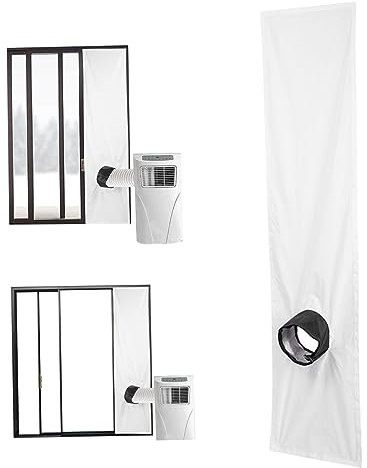 HoveeLuty Ventana de Aire Acondicionado portátil Sello de 200 cm Cetas de fijación Impermeables Ajustables Kit de Ventana de Aire Acondicionado móvil Universal, 200 cm