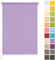 Rettika Sichtschutz Rollo ohne Bohren - Pastell Amethyst, Breite: 140cm, Höhe 150 - Rollos für Fenster ohne Bohren, Fenster rollos für innen, Jalousien zum Klemmen, Klemmrollo
