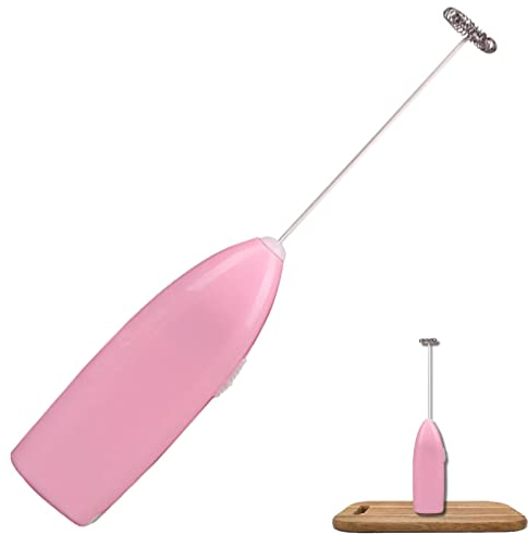 Handheld Frothing Whisk, Portable Mini Electric Whisk, Battery Operated Frother, Coffee Frothing Wand, Compact Automatic Frother for Milk Egg Baking Cooking