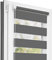 Estika Doppelrollo Klemmfix ohne Bohren - 55 cm x 120 cm - Anthrazit - 27 Stofffarben, Tag und Nacht Duo Rollo, Rollos für Fenster ohne Bohren, Fenster Sichtschutz (55 cm Stoffbreite)