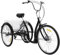 CLEADONG 26 Zoll Dreirad für Erwachsene, 3-Rad-Fahrrad mit Einkaufskorb, Belastbarkeit 120 KG, Cargo-Bike für Erwachsene, Senioren und Frauen