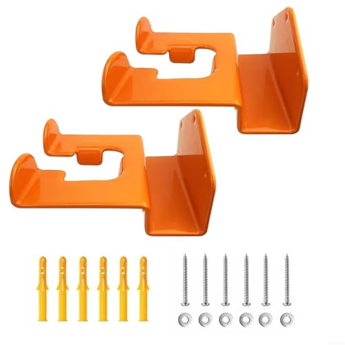 JINSBON Garage Tool Holder,Wall Mounted Trimmer Rack,Holder For Wall For Brooms Ladders Chainsaws Hedge Trimmers
