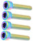Anneome 4pièces Vis De Direction Acier Pour Vélo Couvercles De Guidon Accessoires De Vélo Pour Vtt Et Route Dazzling Color