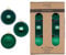 Weihnachtskugeln Glas 10cm 6 Stück - matt & glänzend - Große Christbaumkugeln Weihnachtsbaumkugeln für Weihnachten - Christbaumschmuck & Weihnachtsbaumschmuck Dunkelgrün - Fir Green