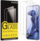 Coiwxmoi 2 Piezas Protector Pantalla Para Xiaomi 11T/Xiaomi 11T Pro 5G Cristal Templado Dureza 9H Antiarañazos Antihuellas Sin Burbujas Ultra HD Transparente Ultra Resistente Vidrio Película