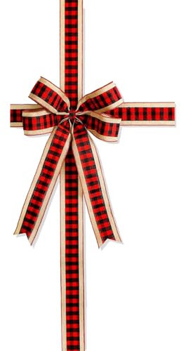 MOTUZP Lazo de Cinta para Puerta de Gabinete de Navidad Lazos de Puerta de Gabinete de Navidad Grandes Cintas Rojas de Navidad Lazos de Puerta de Gabinete para árbol de Navidad Chimenea