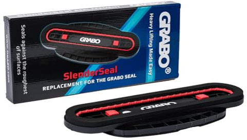 GRABO Slender Seal - Speciale sistema di tenuta per oggetti lunghi e stretti, ideale per superfici come piastrelle, tubi, piani di lavoro, schiuma SBR di alta qualità. 100 mm x 400 mm