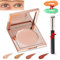 Colored Clay Cc Undereye Corrector,Color Corrector For Dark Circles With Brush, Conceal & Brighten Dark Circles,Under Eye Hydrating Concealer For Women (LIGHT-MEDIUM PEACH, ONE SIZE)