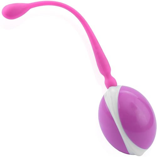 Beckenbodentrainer für Frau 14cm Abmessungen 4.8 x 3.5cm Silikon Liebeskugeln für die Frau Liebeskugeln Beckenboden Training Anfänger Beckenbodentraining Kugeln Beckenboden Kugeln für Frau FOPS M08-2