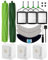 iRobacc 17 accesorios para iRobot Roomba Combo j7+/j7 plus/j9+/j9 plus/10 MAX robot aspirador, 2 cepillos de rodillos, 4 cepillos laterales, 3 bolsas de aspiradora, 3 filtros HEPA, 3 toallitas, 1