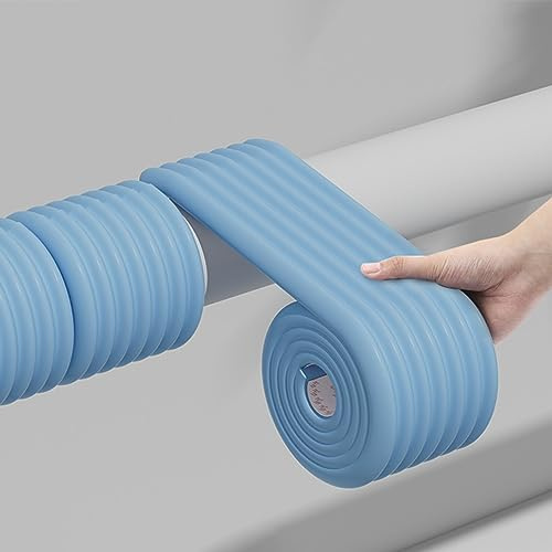 WLCGYD Tube Protector Tape, 2 M Long Ducting Pipe Covering Concealer for Boiler Pipe/Cooker Hood Ducting/Hose Pipes/Extractor Fan Tubes/Air Vent, Interior Exterior Sewer Plumbing Hider(C,1 pc)