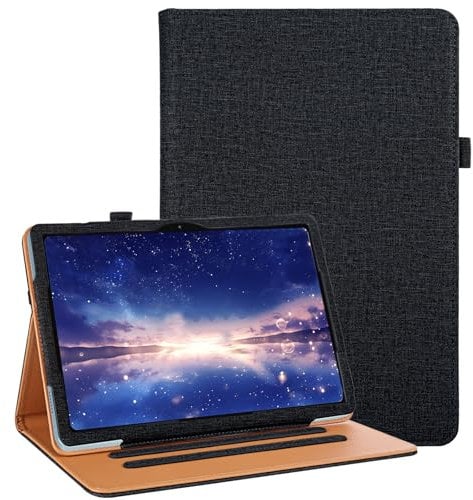 Vakarey For DOOGEE U11 Tablet Case Multi Angle Support Cover For Doogee U11 Pro Case 11 Inch,Black