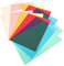 FIXOSHEE 12Pcs Colored Overlay Reading Strips Visual Tool for Students Tracking Rulers for Enhanced Focus Bookmark for Classroom Use