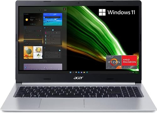 acer Aspire 5 Laptop 2023, AMD 8-Core Ryzen 7 5700U, 15.6 FHD IPS Display, AMD Radeon Graphics, 8GB DDR4 512GB SSD, Backlit Keyboard, Type-C, HDMI 2.0, Wi-Fi 6, RJ-45, Win11 Home