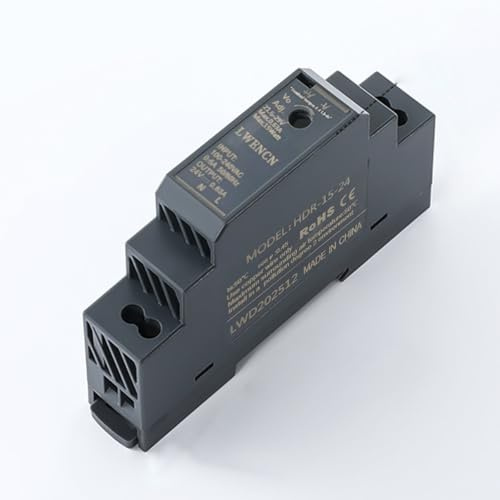 Icetop 24V Switching Power Din Rai Supply, 15W Ring Transforme | Din Rail for Industrial Automation Equipment, Ring Door Bell System Transformer, Industrial Enclosure Box