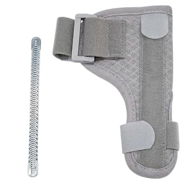Snugcore Attelle Pouce et Poignet Réglable, Orthèse de Maintien pour Main Droite et Gauche, Protection Confortable pour Maintien du Poignet au Quotidien