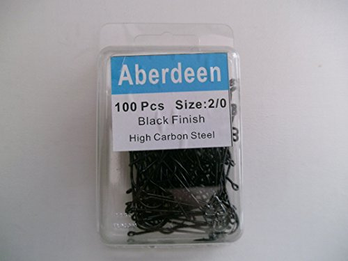 Eurofishing ABERDEEN FISHING HOOKS - 100 PER PACK - SIZE 2/0