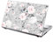 TaylorHe 15.6 inch 15 inch Laptop Skin Vinyl Decal with Colorful Patterns and Leather Effect Laminate MADE IN BRITAIN Vintage Floral Pattern