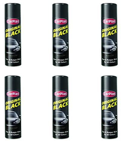 CarPlan OBS500 Original Black Trim And Bumper Shine Clean 500ml x 6