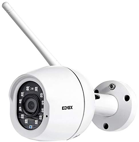 Vimar 46237.040A Telecamera ip wifi da esterno, 1080p con rilevatore di movimento, compatibile con assistenti vocali, disponibile VIEW product per Alexa e Google assistant