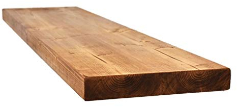 Chill House Schwimmende Wandregal, Holz, Rustikal 30x4.4cm, Antike Kiefer, 50cm