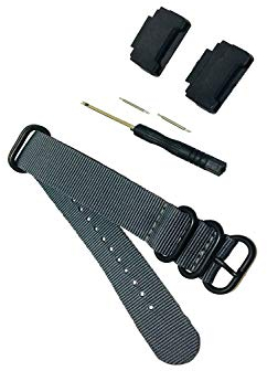 Richie strap] 16 mm Adapter Ersatzarmband aus Nylon für Casio G-Shock MIL-Shock GA-110/100/150/200/300/400 GD-100//120 G-8900 GW-M5610 DW-699 00 g 5600 GW-6900 DW-9052 GLS-8900