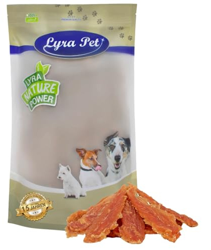 Lyra Pet® 1 kg Hühnerbrust Soft - Kausnack für Hunde | Leckerli für Hunde – Proteinreicher Kauartikel mit Huhn – Idealer Belohnungs- und Trainingssnack – Gut verträglich